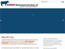 Tablet Screenshot of angusmeasurement.com